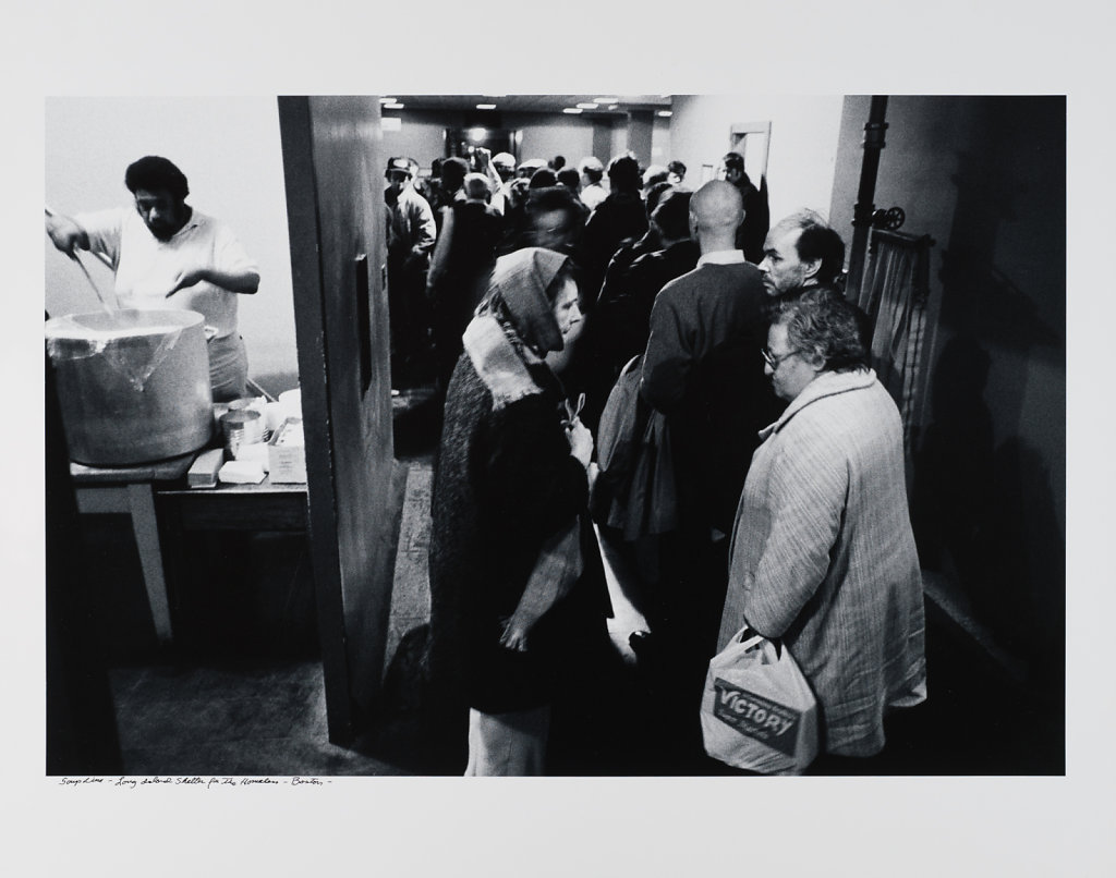 Soup Line, Long Island Shelter for the Homeless, Boston, 1983