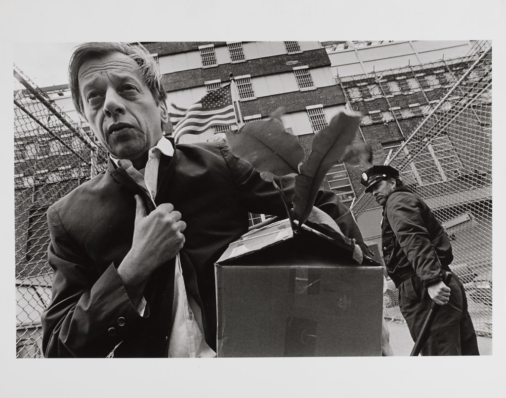 Eugene Richards, Jerry at work, New York City, 1983